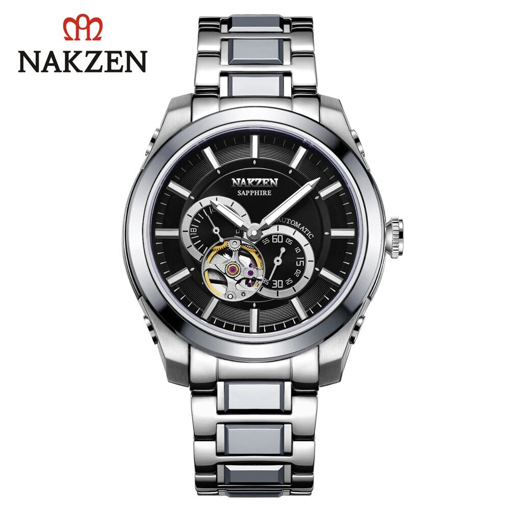 NAKZEN Men's Automatic Mechanical Watch | Miyota 82S7 Sapphire Stainless Steel