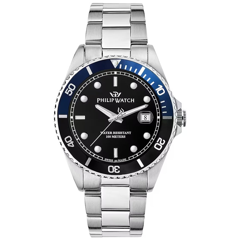 Philip Watch Diver Men's Watch R8253597091 — Swiss Made, 100M