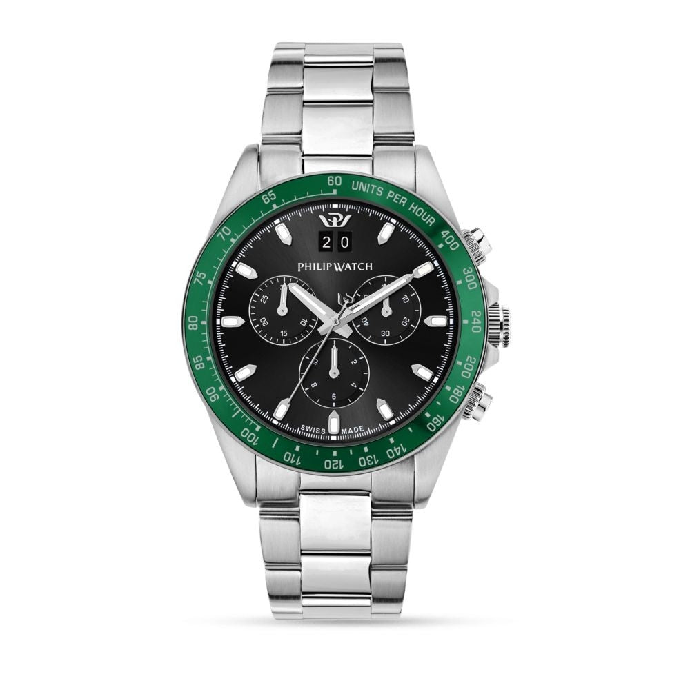Philip Watch R8273607010 Men's Swiss Chronograph — 42mm Silver